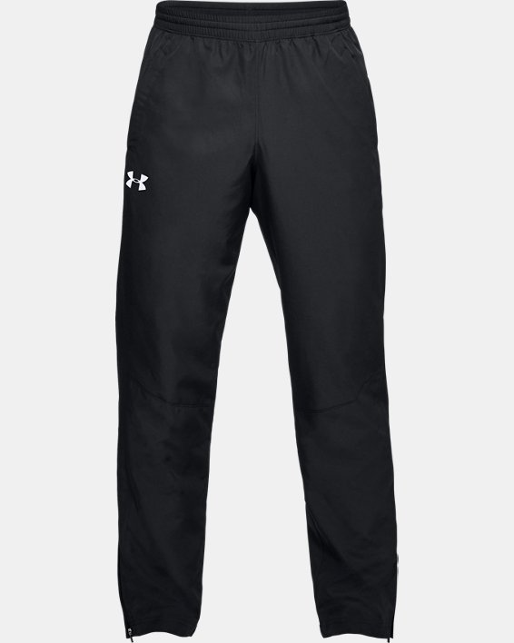 Men's UA Sportstyle Woven Pants in Black image number 3
